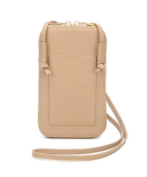 Ungrid（アングリッド）の「【ungrid/アングリッド】牛革天然石ブローチ　マルチケース　お財布ショルダーバッグ（ショルダーバッグ・レディース・ピンク/ベージュ系その他/ダークブルー/キャメル/カーキ/グレー/ブラック/ベージュ/オリーブ/ライトグリーン/ミント/アイボリー/ブルー系その他/ダークグリーン/ターコイズブルー/ワイン/マスタード・FREE）」の21枚目の写真