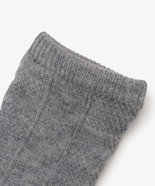 Afternoon Tea（アフタヌーンティー）の「絹屋/内側シルクレッグウォーマー（レッグウォーマー・レディース・グレー・ONE SIZE）」の14枚目の写真