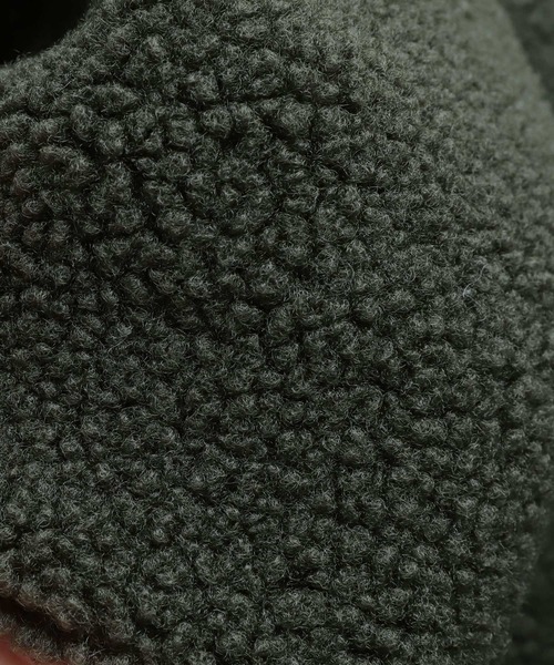 reca（レカ）の「ノーカラー ボア×中綿キルティングコート（ノーカラーコート・レディース・ブラック/カーキ/アイボリー・M/L）」の15枚目の写真