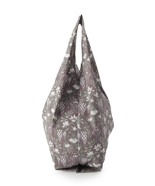 LAURA ASHLEY(ローラアシュレイ)の「パルテール柄 パッカブルマイバッグ(エコバッグ/サブバッグ・レディース・チャコール/ピンク系5・00)」の13枚目の写真