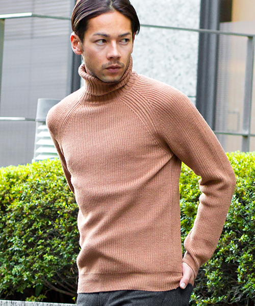 BEAUTY&YOUTH UNITED ARROWS(ビューティーアンドユースユナイテッドアローズ)の「BY クリヤ ウール タートル ニット ◆(ニット/セーター・メンズ・ホワイト/ベージュ/ネイビー・X-LARGE/SMALL/MEDIUM/LARGE)」の1枚目の写真