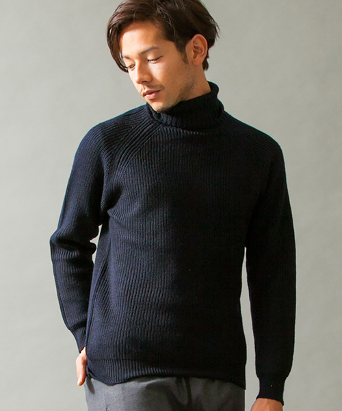 BEAUTY&YOUTH UNITED ARROWS(ビューティーアンドユースユナイテッドアローズ)の「BY クリヤ ウール タートル ニット ◆(ニット/セーター・メンズ・ホワイト/ベージュ/ネイビー・X-LARGE/SMALL/MEDIUM/LARGE)」の3枚目の写真