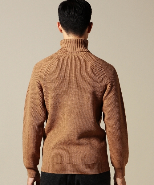 BEAUTY&YOUTH UNITED ARROWS(ビューティーアンドユースユナイテッドアローズ)の「BY クリヤ ウール タートル ニット ◆(ニット/セーター・メンズ・ホワイト/ベージュ/ネイビー・X-LARGE/SMALL/MEDIUM/LARGE)」の4枚目の写真