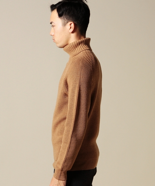 BEAUTY&YOUTH UNITED ARROWS(ビューティーアンドユースユナイテッドアローズ)の「BY クリヤ ウール タートル ニット ◆(ニット/セーター・メンズ・ホワイト/ベージュ/ネイビー・X-LARGE/SMALL/MEDIUM/LARGE)」の6枚目の写真