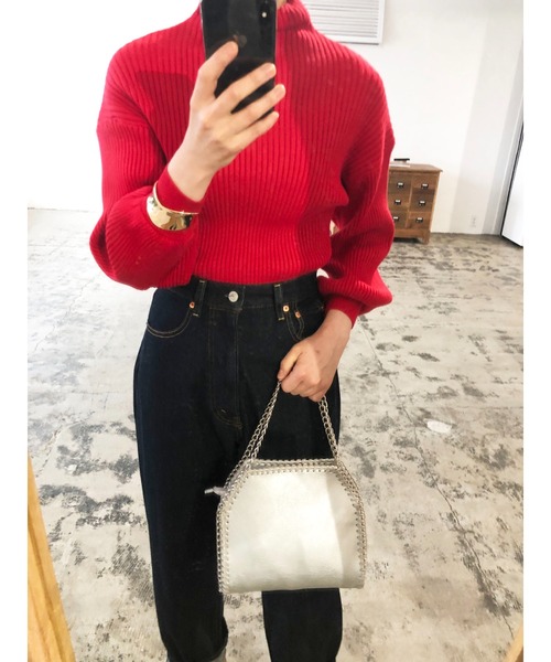 210nouve（トゥージュヌーブ）の「2WAYチェーンバッグ（ハンドバッグ・レディース・マスタード/ゼブラ/グリーン/ブラック/アイボリー/シルバー/ライトグレー・FREE）」の22枚目の写真