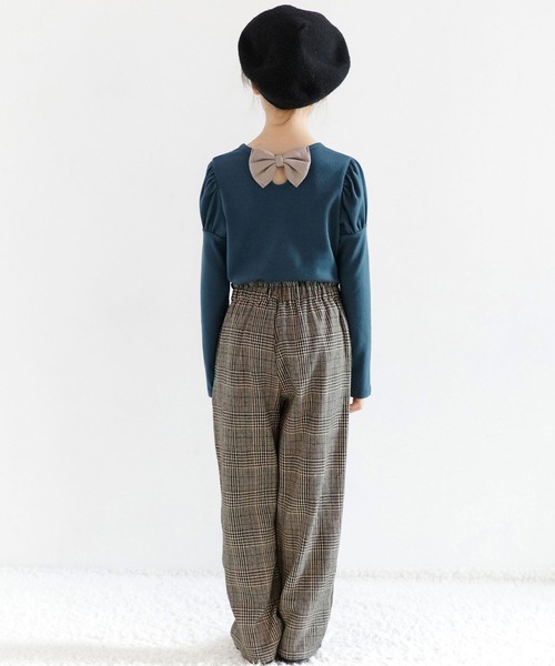 Bee des Bee(ビーデスビー)の「チェック柄パンツ(デニムパンツ・キッズ・ブラウン系その他/ブラック/ベージュ/テラコッタ・100cm/140cm/120cm/150cm/130cm/110cm)」の7枚目の写真