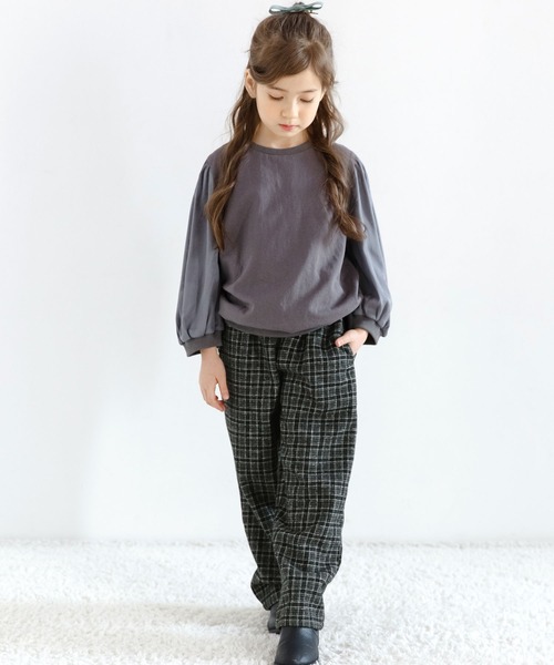 Bee des Bee(ビーデスビー)の「チェック柄パンツ(デニムパンツ・キッズ・ブラウン系その他/ブラック/ベージュ/テラコッタ・100cm/140cm/120cm/150cm/130cm/110cm)」の19枚目の写真