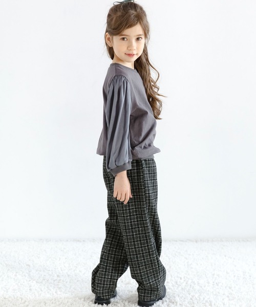 Bee des Bee(ビーデスビー)の「チェック柄パンツ(デニムパンツ・キッズ・ブラウン系その他/ブラック/ベージュ/テラコッタ・100cm/140cm/120cm/150cm/130cm/110cm)」の21枚目の写真