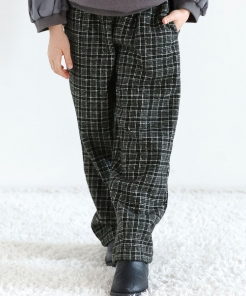 Bee des Bee(ビーデスビー)の「チェック柄パンツ(デニムパンツ・キッズ・ブラウン系その他/ブラック/ベージュ/テラコッタ・100cm/140cm/120cm/150cm/130cm/110cm)」の22枚目の写真