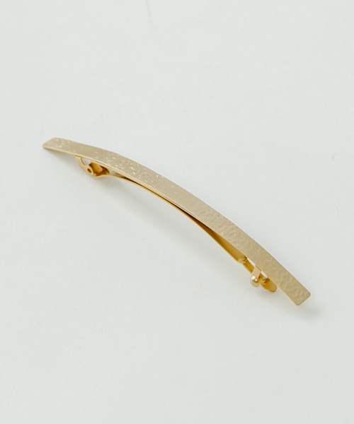 mystic（ミスティック）の「[eau un bijou] S.Shiny (valletta)（バレッタ/ヘアクリップ・レディース・ゴールド・ONE SIZE）」の4枚目の写真