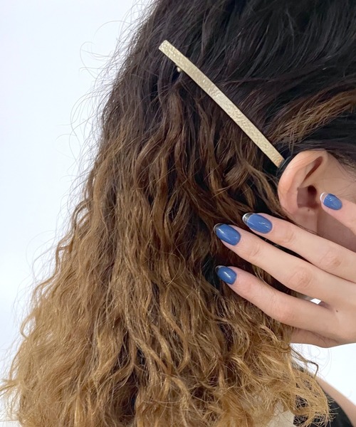mystic（ミスティック）の「[eau un bijou] S.Shiny (valletta)（バレッタ/ヘアクリップ・レディース・ゴールド・ONE SIZE）」の3枚目の写真