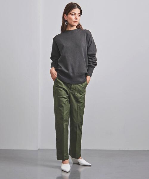 HYKE(ハイク)の「<HYKE(ハイク)>クルーネック ニット ■■■(ニット/セーター・レディース・グレー/ブラック・2/3/1)」の13枚目の写真