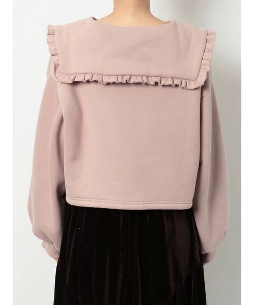 merry jenny（メリージェニー）の「フリルリボントレーナー（Tシャツ/カットソー・レディース・ブラック/ベージュ/ピンク・FREE）」の20枚目の写真