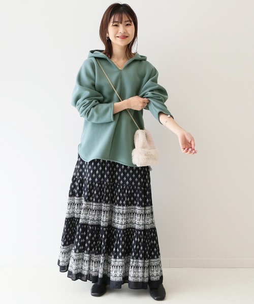 SLOBE IENA（スローブイエナ）の「ダンボールフードプルオーバー