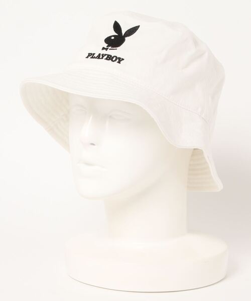 PLAYBOY（プレイボーイ）の「《PLAY BOY》ロゴワンポイントハット（ハット・レディース・ホワイト・FREE）」の7枚目の写真