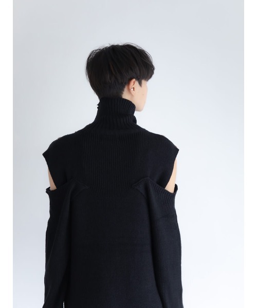 Ayla(アイラ)の「shoulder design knit onepiece(ワンピース・レディース・ブラック/アイボリー/ブラウン・FREE)」の10枚目の写真