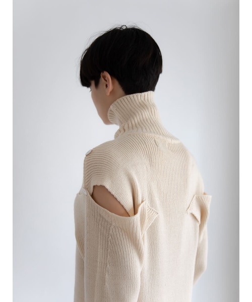 Ayla(アイラ)の「shoulder design knit onepiece(ワンピース・レディース・ブラック/アイボリー/ブラウン・FREE)」の19枚目の写真