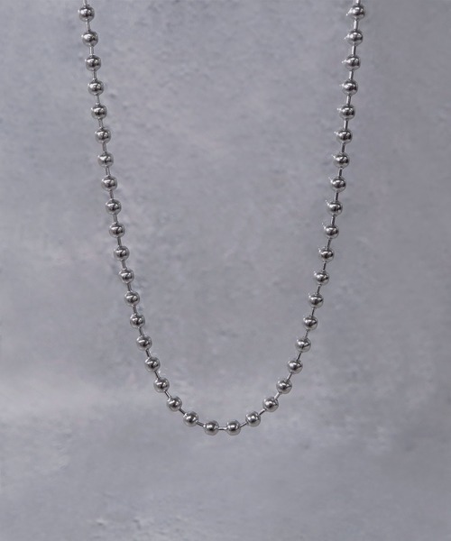 SBG（エスビー）の「SBG ボールチェーンネックレス（ネックレス・メンズ・ブラック/ブラック系その他/ブラック系その他2/シルバー/シルバー系その他/シルバー系その他2/ゴールド・45cm/50cm/55cm）」の21枚目の写真