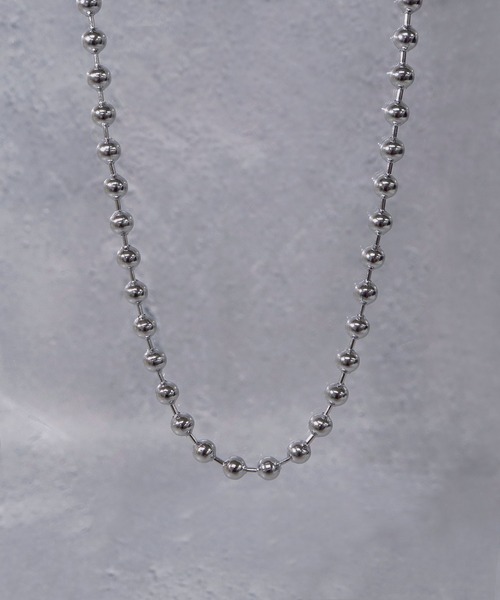 SBG（エスビー）の「SBG ボールチェーンネックレス（ネックレス・メンズ・ブラック/ブラック系その他/ブラック系その他2/シルバー/シルバー系その他/シルバー系その他2/ゴールド・45cm/50cm/55cm）」の22枚目の写真