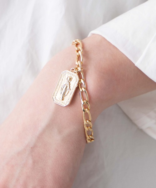 WEGO(ウィゴー)の「WEGO/アソートチェーンブレス(ブレスレット・メンズ・その他1/その他2/その他3/その他4/その他5/その他6/その他7/その他8/その他9/その他10・FREE)」の10枚目の写真