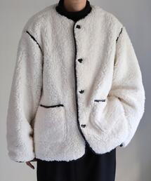 coen by Mr.SZK | super oversize パイピング ボアブルゾン【coen × Mr.SZK】(ブルゾン)