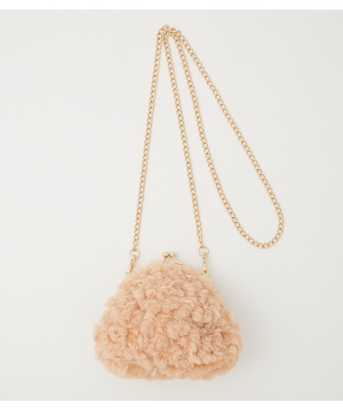 RODEO CROWNS WIDE BOWL(ロデオクラウンズワイドボウル)の「ボアポシェット(ショルダーバッグ・レディース・ベージュ/パープル/イエロー/グリーン・FREE)」の11枚目の写真