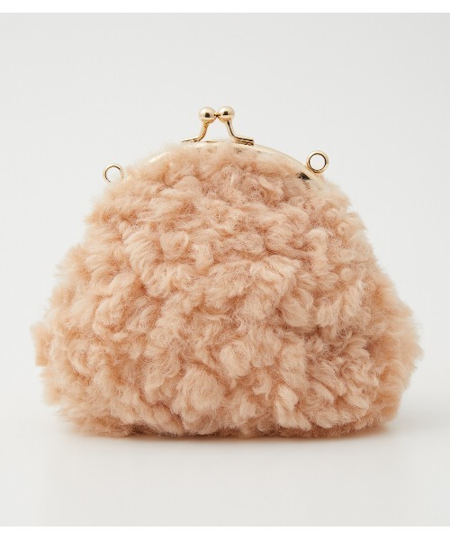 RODEO CROWNS WIDE BOWL(ロデオクラウンズワイドボウル)の「ボアポシェット(ショルダーバッグ・レディース・ベージュ/パープル/イエロー/グリーン・FREE)」の12枚目の写真