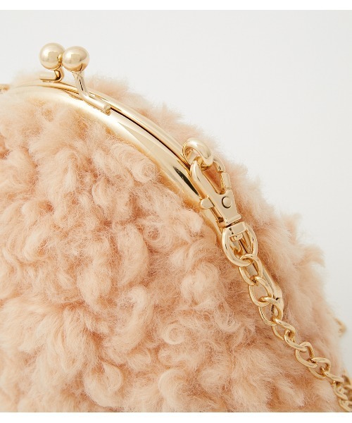 RODEO CROWNS WIDE BOWL(ロデオクラウンズワイドボウル)の「ボアポシェット(ショルダーバッグ・レディース・ベージュ/パープル/イエロー/グリーン・FREE)」の13枚目の写真