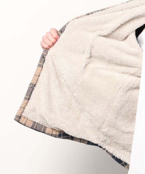 Hurley (ハーレー)の「M SANTA CRUZ SHERPA SHACKET / ハーレー 裏ボア フランネル シャツジャケット ユニセックス(シャツ/ブラウス・メンズ・カーキブラウン/グレー系その他/オリーブ/ブラック/ブラウン・SMALL/MEDIUM/LARGE/X-LARGE)」の8枚目の写真