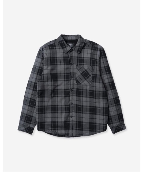 Hurley (ハーレー)の「M SANTA CRUZ SHERPA SHACKET / ハーレー 裏ボア フランネル シャツジャケット ユニセックス(シャツ/ブラウス・メンズ・カーキブラウン/グレー系その他/オリーブ/ブラック/ブラウン・SMALL/MEDIUM/LARGE/X-LARGE)」の12枚目の写真