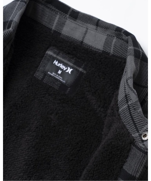 Hurley (ハーレー)の「M SANTA CRUZ SHERPA SHACKET / ハーレー 裏ボア フランネル シャツジャケット ユニセックス(シャツ/ブラウス・メンズ・カーキブラウン/グレー系その他/オリーブ/ブラック/ブラウン・SMALL/MEDIUM/LARGE/X-LARGE)」の14枚目の写真