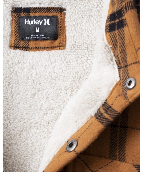 Hurley (ハーレー)の「M SANTA CRUZ SHERPA SHACKET / ハーレー 裏ボア フランネル シャツジャケット ユニセックス(シャツ/ブラウス・メンズ・カーキブラウン/グレー系その他/オリーブ/ブラック/ブラウン・SMALL/MEDIUM/LARGE/X-LARGE)」の17枚目の写真