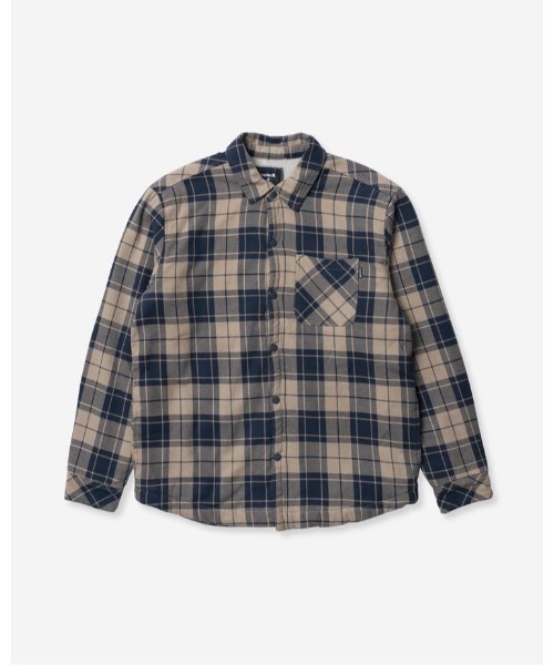 Hurley (ハーレー)の「M SANTA CRUZ SHERPA SHACKET / ハーレー 裏ボア フランネル シャツジャケット ユニセックス(シャツ/ブラウス・メンズ・カーキブラウン/グレー系その他/オリーブ/ブラック/ブラウン・SMALL/MEDIUM/LARGE/X-LARGE)」の18枚目の写真