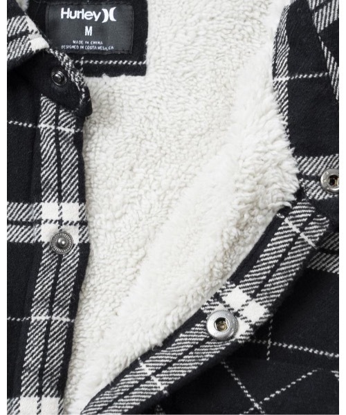 Hurley (ハーレー)の「M SANTA CRUZ SHERPA SHACKET / ハーレー 裏ボア フランネル シャツジャケット ユニセックス(シャツ/ブラウス・メンズ・カーキブラウン/グレー系その他/オリーブ/ブラック/ブラウン・SMALL/MEDIUM/LARGE/X-LARGE)」の11枚目の写真