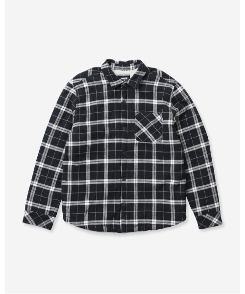 Hurley (ハーレー)の「M SANTA CRUZ SHERPA SHACKET / ハーレー 裏ボア フランネル シャツジャケット ユニセックス(シャツ/ブラウス・メンズ・カーキブラウン/グレー系その他/オリーブ/ブラック/ブラウン・SMALL/MEDIUM/LARGE/X-LARGE)」の9枚目の写真