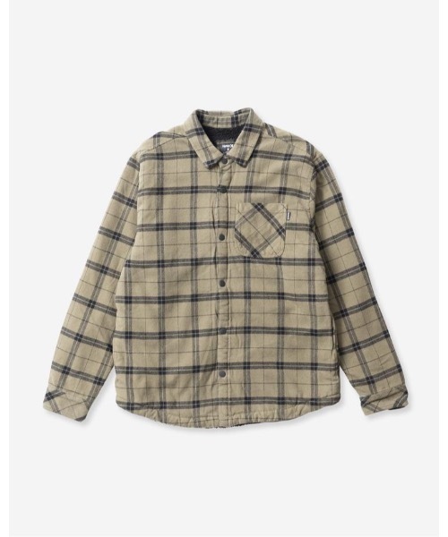 Hurley (ハーレー)の「M SANTA CRUZ SHERPA SHACKET / ハーレー 裏ボア フランネル シャツジャケット ユニセックス(シャツ/ブラウス・メンズ・カーキブラウン/グレー系その他/オリーブ/ブラック/ブラウン・SMALL/MEDIUM/LARGE/X-LARGE)」の21枚目の写真