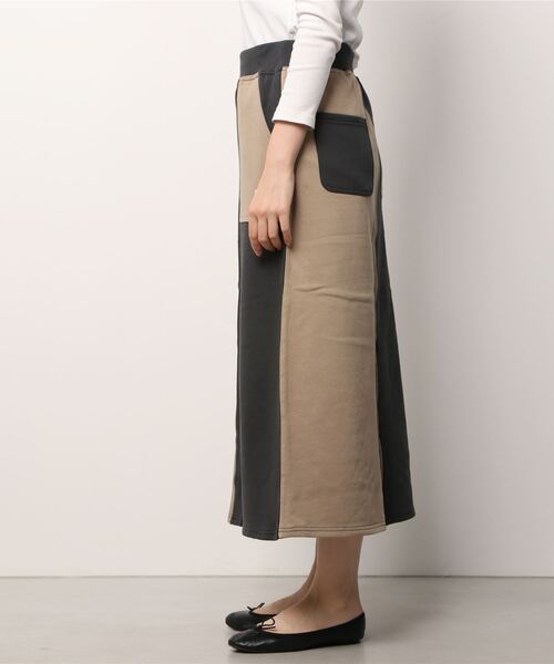 Mac-House（マックハウス）の「CAPTAIN STAG キャプテンスタッグ 裏起毛スカート（スカート・レディース・ブラック/ベージュ/グレー・L/M）」の7枚目の写真