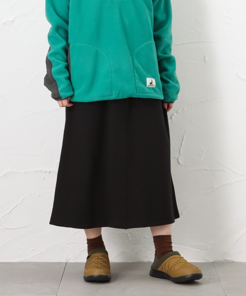 Mac-House（マックハウス）の「CAPTAIN STAG キャプテンスタッグ 裏起毛スカート（スカート・レディース・ブラック/ベージュ/グレー・L/M）」の2枚目の写真