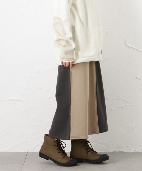 Mac-House（マックハウス）の「CAPTAIN STAG キャプテンスタッグ 裏起毛スカート（スカート・レディース・ブラック/ベージュ/グレー・L/M）」の19枚目の写真