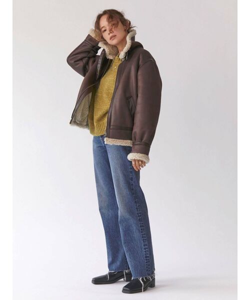 Ungrid（アングリッド）の「カラーモヘア混ルーズニット（ニット/セーター・レディース・オレンジ/アイボリー/グリーン/パープル/ブルー・FREE）」の19枚目の写真