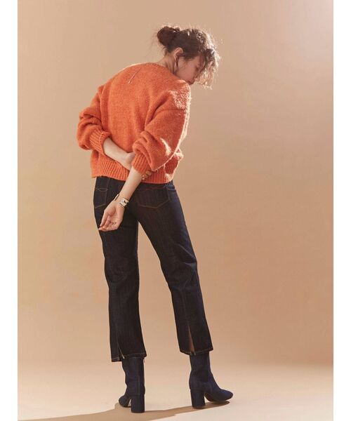 Ungrid（アングリッド）の「カラーモヘア混ルーズニット（ニット/セーター・レディース・オレンジ/アイボリー/グリーン/パープル/ブルー・FREE）」の21枚目の写真