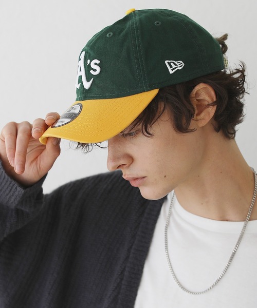 NEW ERA（ニューエラ）の「NEWERA MLB ベースボールキャップ（キャップ・メンズ・ブラック系/ブラック系1/グレー系/ダークグリーン系/ダークグリーン系1/グリーン系/ネイビー系/ネイビー系1/ネイビー系2/ネイビー系3/ホワイト系1/ブラック系3/ブラック系2/ホワイト系/レッド系/グリーン系1/グレー系1/ブラウン系/ネイビー系4/ベージュ系/ベージュ系1/グレー系2/ネイビー系7/ネイビー系8/ホワイト系2/ホワイト系3/グリーン系2/ブルー系/ネイビー系5/ネイビー系6/ベージュ系2/ベージュ系3・ONESIZE）」の18枚目の写真