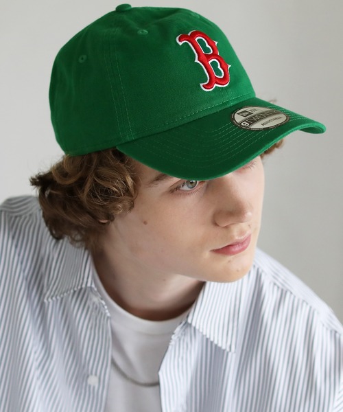 NEW ERA（ニューエラ）の「NEWERA MLB ベースボールキャップ（キャップ・メンズ・ブラック系/ブラック系1/グレー系/ダークグリーン系/ダークグリーン系1/グリーン系/ネイビー系/ネイビー系1/ネイビー系2/ネイビー系3/ホワイト系1/ブラック系3/ブラック系2/ホワイト系/レッド系/グリーン系1/グレー系1/ブラウン系/ネイビー系4/ベージュ系/ベージュ系1/グレー系2/ネイビー系7/ネイビー系8/ホワイト系2/ホワイト系3/グリーン系2/ブルー系/ネイビー系5/ネイビー系6/ベージュ系2/ベージュ系3・ONESIZE）」の21枚目の写真