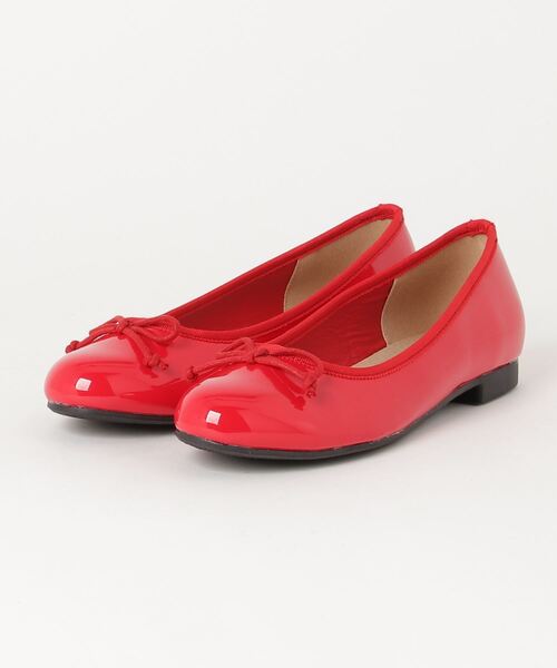 LibertyDoll（リバティードール）の「LibertyDoll 美シルエット履き心地やわらか　ラウンドトゥフラットバレーパンプス（バレエシューズ・レディース・ホワイト/ブラック/ベージュ/レッド/シルバー/ゴールド/グリーン/アイボリー/グレイッシュベージュ/パイソン・LL/3L/SS/S/M/L）」の15枚目の写真