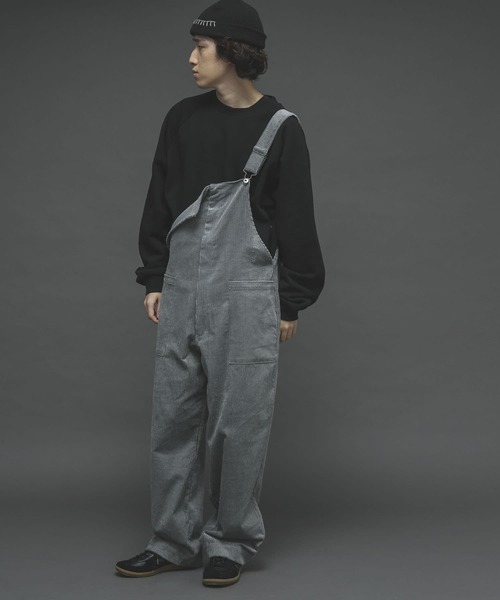 SENSE OF PLACE by URBAN RESEARCH(センスオブプレイスバイアーバンリサーチ)の「ヘビーコーデュロイオーバーオール(サロペット/オーバーオール・メンズ・ライトブルー/ブラック/ベージュ・MEDIUM/LARGE)」の3枚目の写真