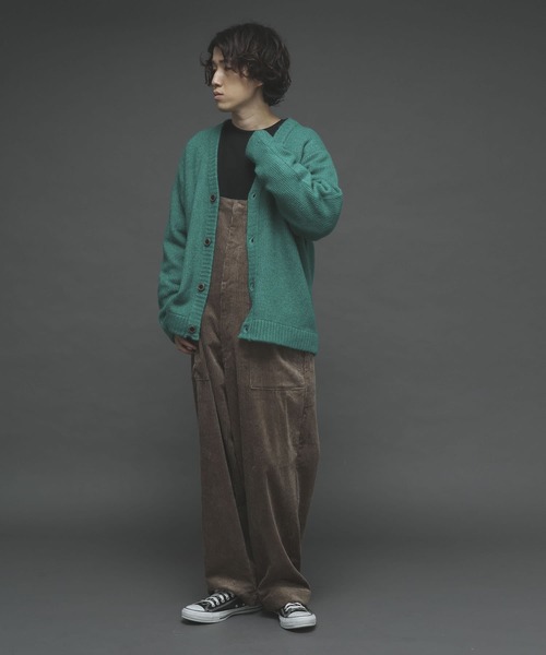 SENSE OF PLACE by URBAN RESEARCH(センスオブプレイスバイアーバンリサーチ)の「ヘビーコーデュロイオーバーオール(サロペット/オーバーオール・メンズ・ライトブルー/ブラック/ベージュ・MEDIUM/LARGE)」の9枚目の写真