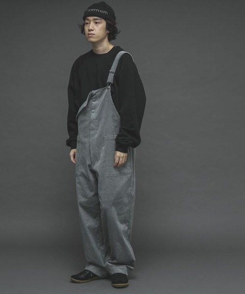 SENSE OF PLACE by URBAN RESEARCH(センスオブプレイスバイアーバンリサーチ)の「ヘビーコーデュロイオーバーオール(サロペット/オーバーオール・メンズ・ライトブルー/ブラック/ベージュ・MEDIUM/LARGE)」の13枚目の写真