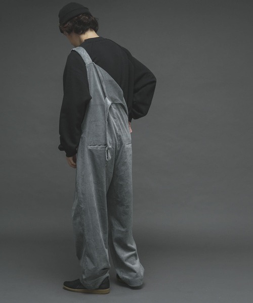 SENSE OF PLACE by URBAN RESEARCH(センスオブプレイスバイアーバンリサーチ)の「ヘビーコーデュロイオーバーオール(サロペット/オーバーオール・メンズ・ライトブルー/ブラック/ベージュ・MEDIUM/LARGE)」の14枚目の写真