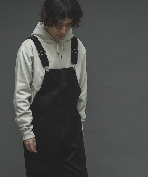 SENSE OF PLACE by URBAN RESEARCH(センスオブプレイスバイアーバンリサーチ)の「ヘビーコーデュロイオーバーオール(サロペット/オーバーオール・メンズ・ライトブルー/ブラック/ベージュ・MEDIUM/LARGE)」の15枚目の写真