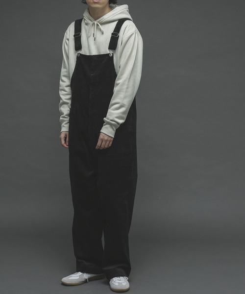 SENSE OF PLACE by URBAN RESEARCH(センスオブプレイスバイアーバンリサーチ)の「ヘビーコーデュロイオーバーオール(サロペット/オーバーオール・メンズ・ライトブルー/ブラック/ベージュ・MEDIUM/LARGE)」の16枚目の写真